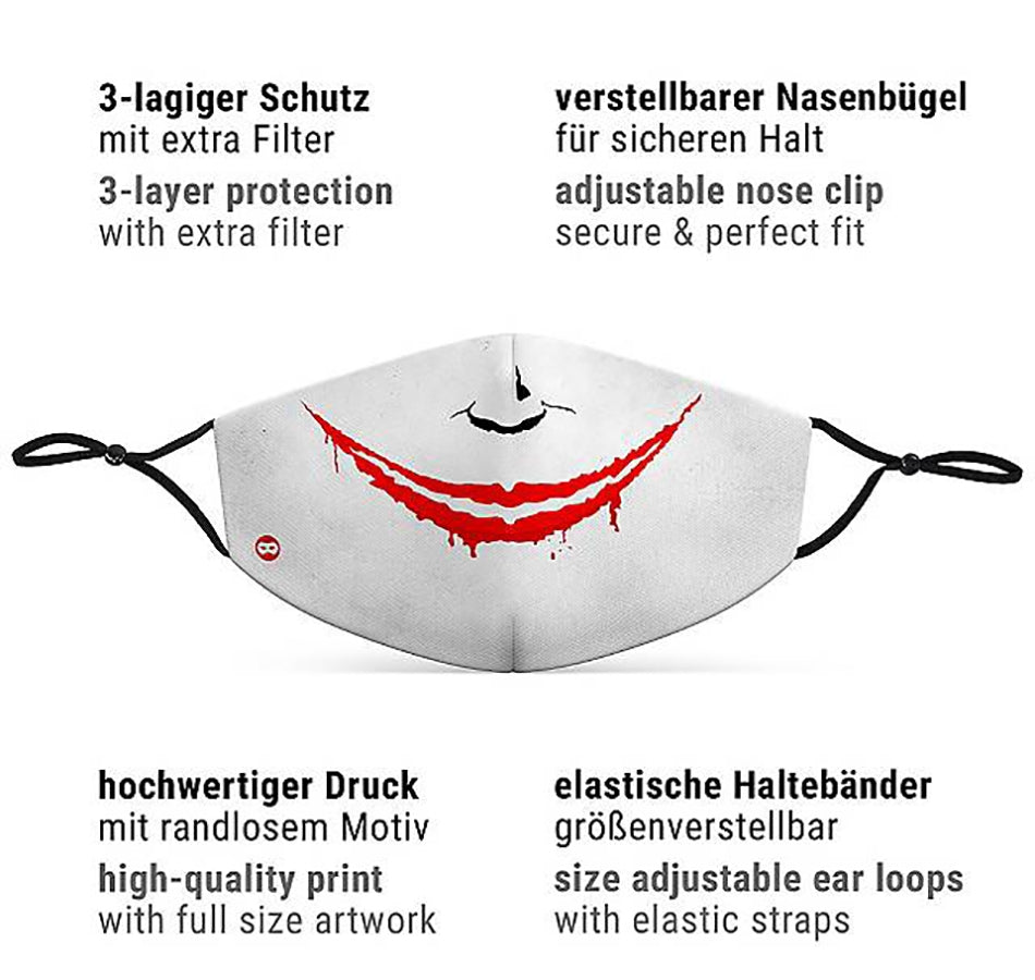Mund Nasen Maske Elastischer Stoff Mundnasen-Maske Aus Stoff Für